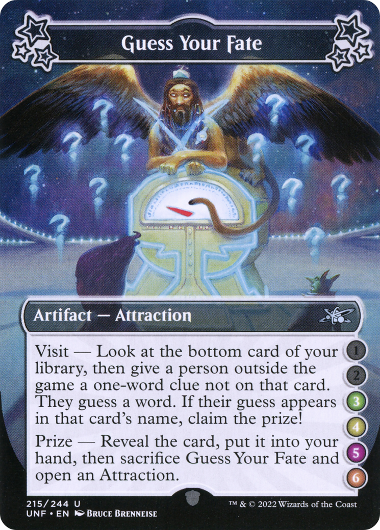 Guess Your Fate (3-4-5-6) (UNF-215) - Unfinity Foil