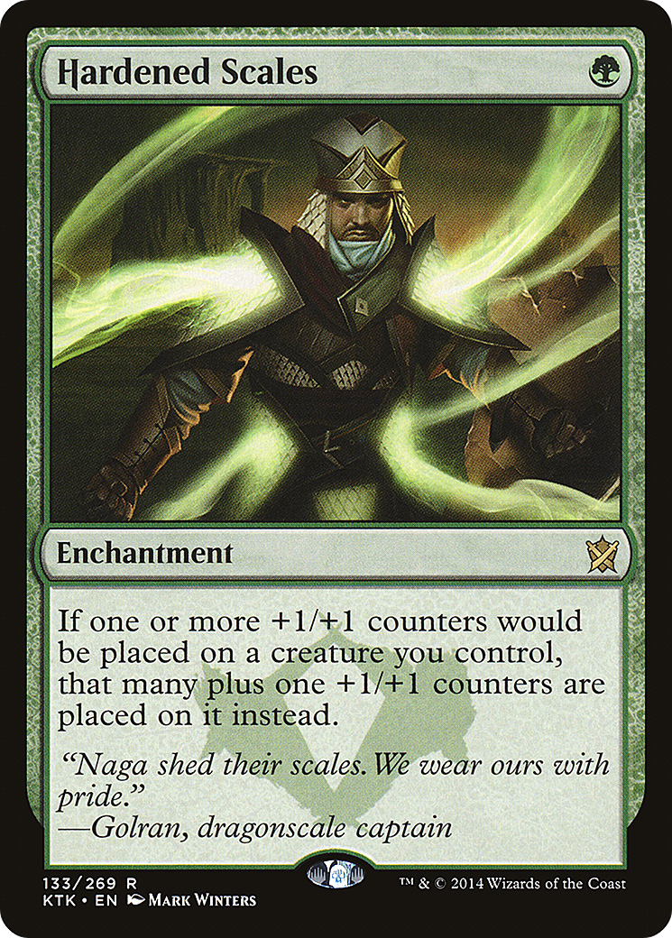 Hardened Scales (KTK-133) - Khans of Tarkir Foil