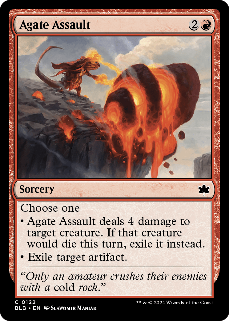 Agate Assault (BLB-122) - Bloomburrow