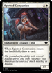 Spirited Companion (CMM-838) - Commander Masters: (enchantment)