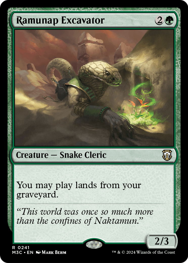 Ramunap Excavator (M3C-241) - Modern Horizons 3 Commander