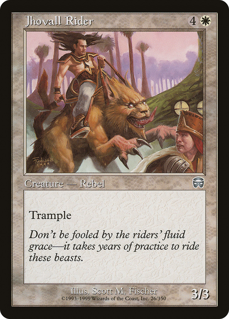 Jhovall Rider (MMQ-026) - Mercadian Masques