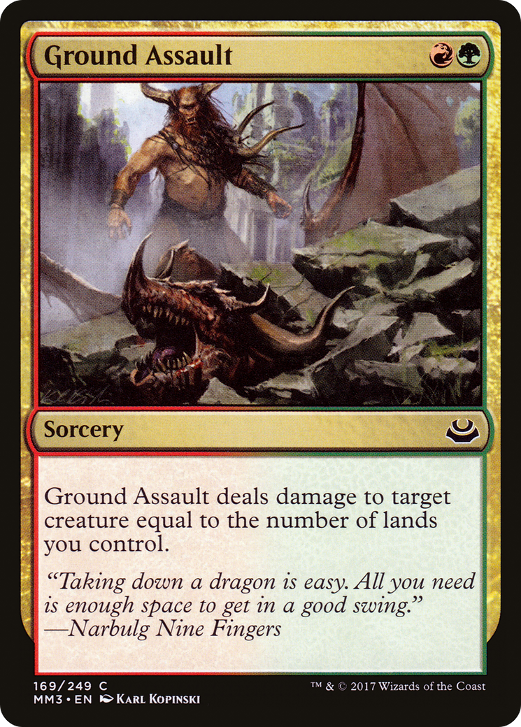 Ground Assault (MM3-169) - Modern Masters 2017