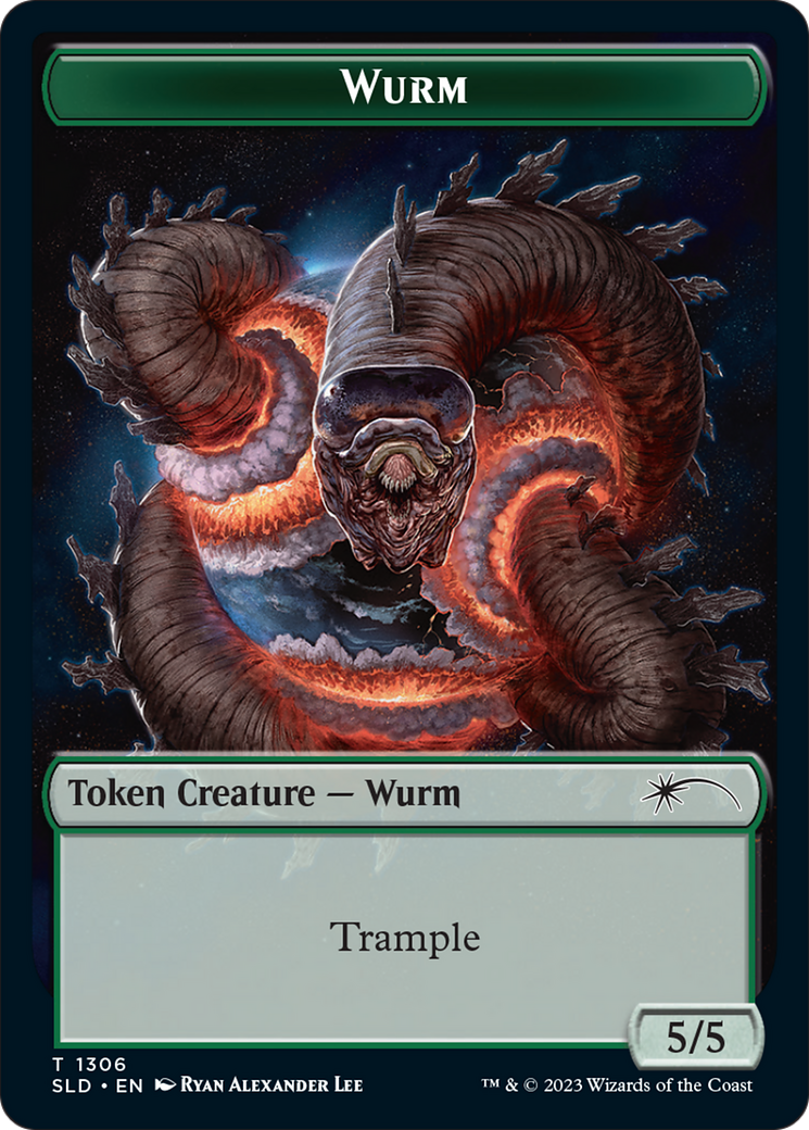 Wurm Token (SLD-1306) - Secret Lair Drop Foil