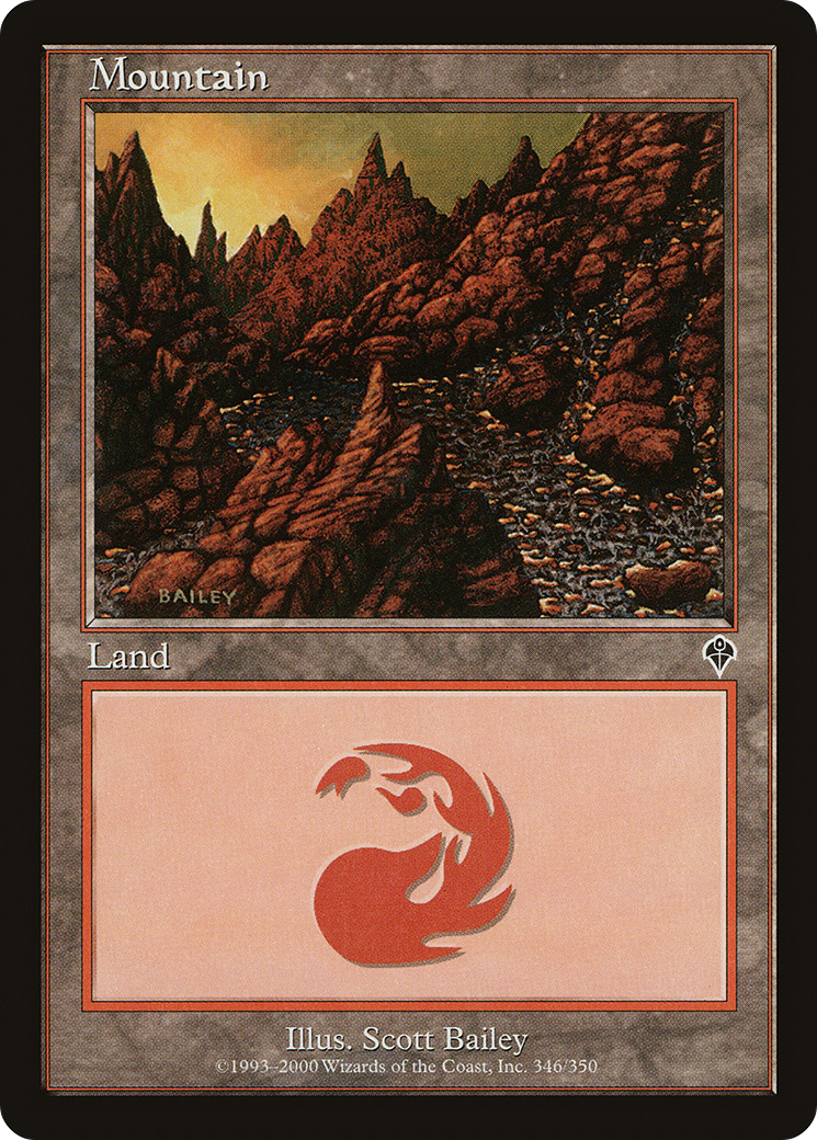 Mountain (346) (INV-346) - Invasion Foil