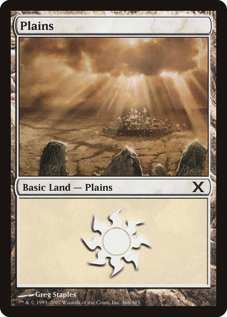Plains (366) (10E-366) - Tenth Edition Foil