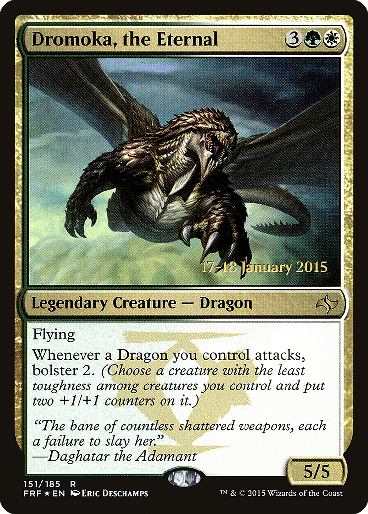 Dromoka, the Eternal (PRE-151) - Fate Reforged Promos Foil