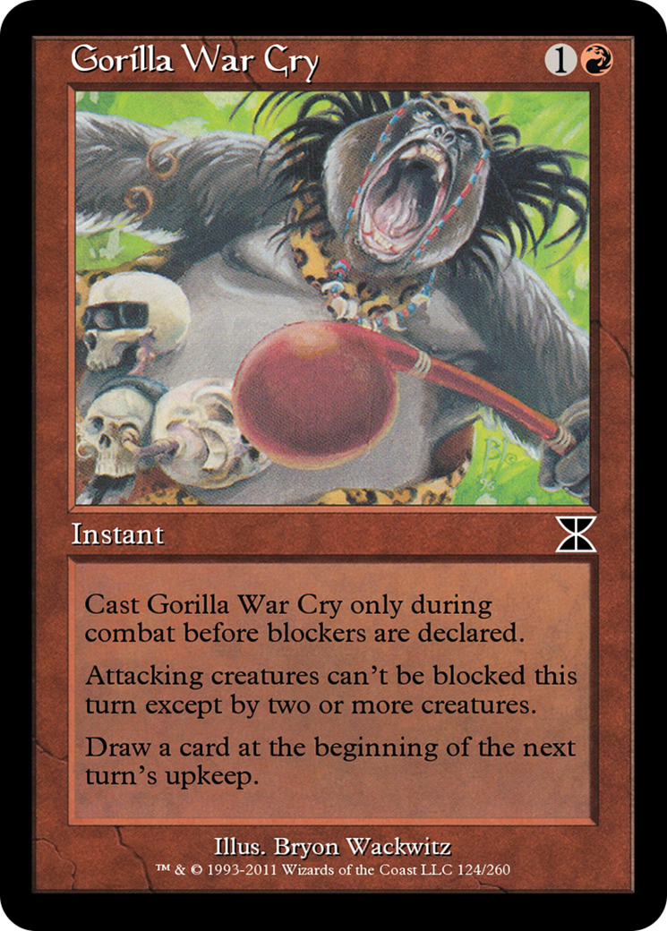 Gorilla War Cry (ME4-124) - Masters Edition IV Foil