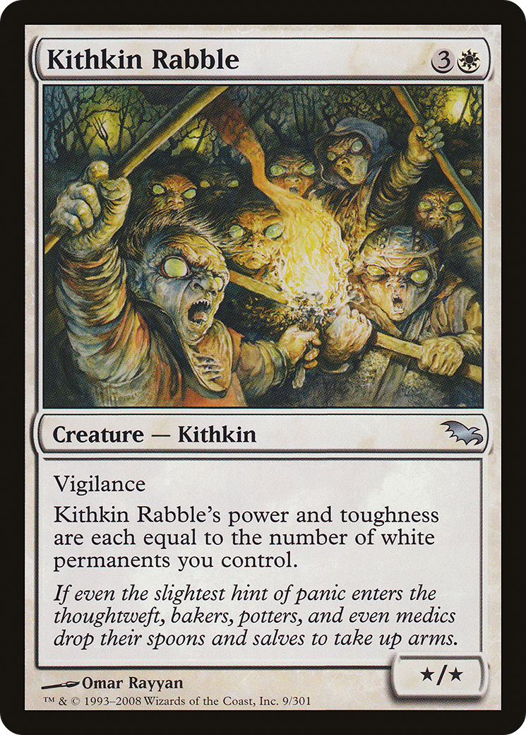 Kithkin Rabble (SHM-009) - Shadowmoor Foil