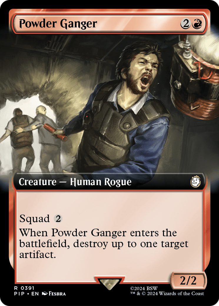 Powder Ganger (Extended Art) (PIP-391) - Fallout: (Extended Art) Foil