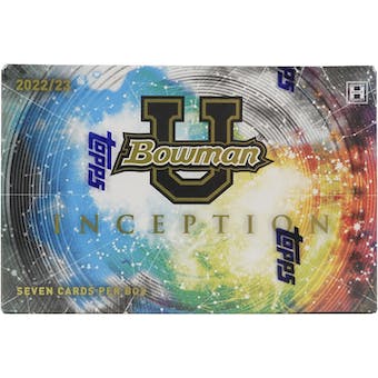 2022-23 Bowman University Inception Hobby Box