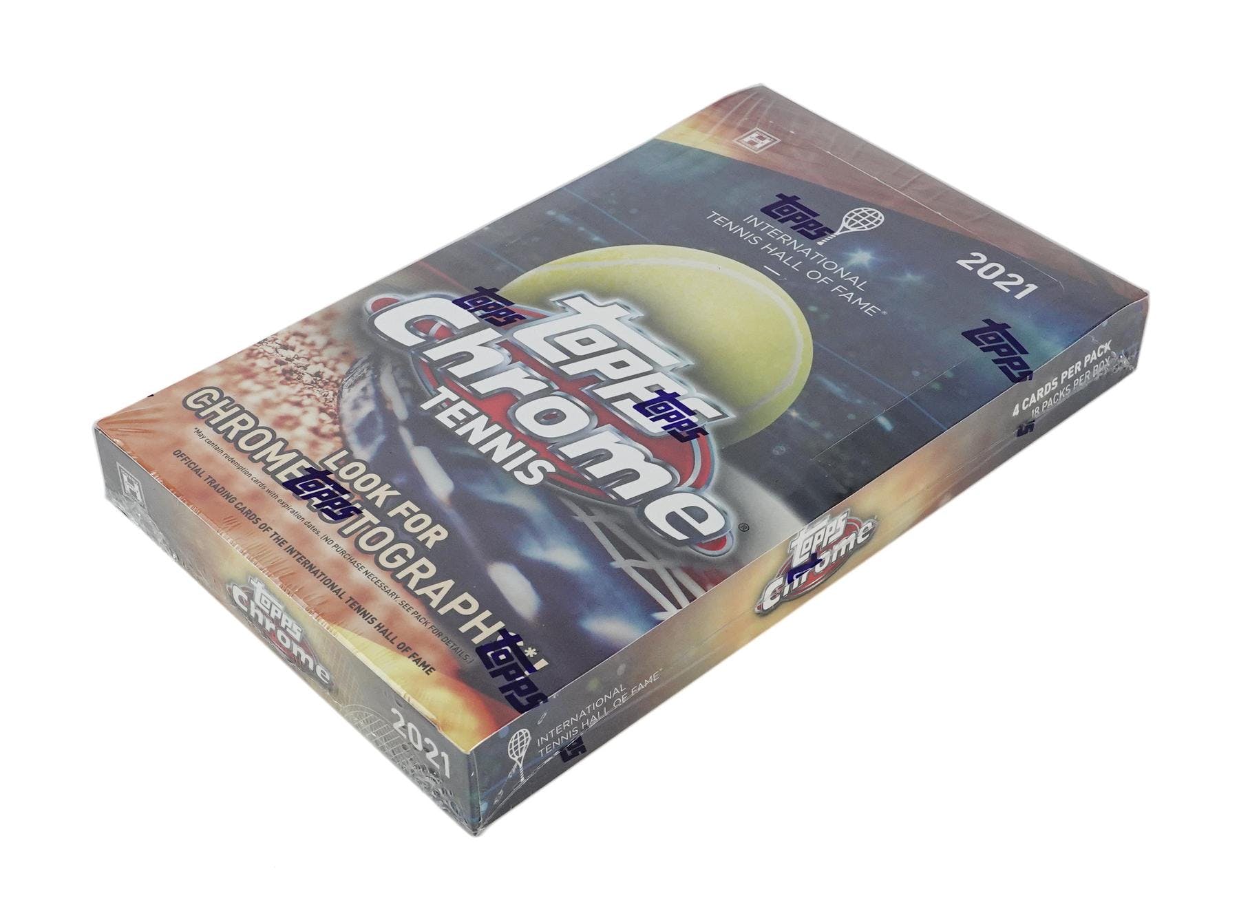 2021 Topps Chrome Tennis Hobby Box | Eastridge Sports Cards