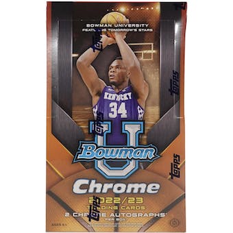 2022-23 Bowman University Chrome Basketball Hobby Box | Eastridge Sports Cards