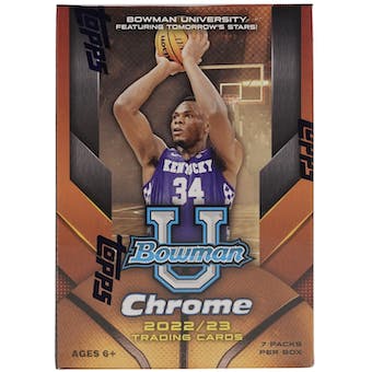 2022-23 Bowman University Chrome Basketball Blaster Box | Eastridge Sports Cards