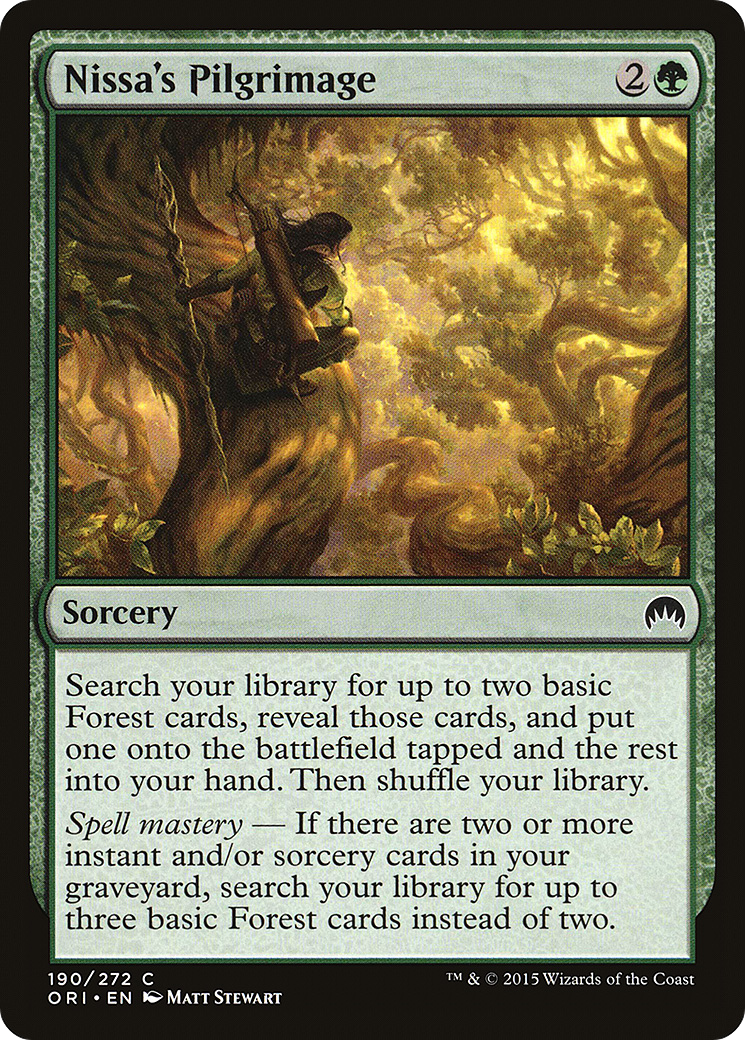 Nissa's Pilgrimage (ORI-190) - Magic Origins