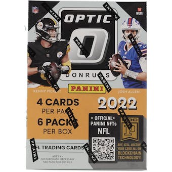 2022 Panini Donruss Optic Football Blaster Box | Eastridge Sports Cards