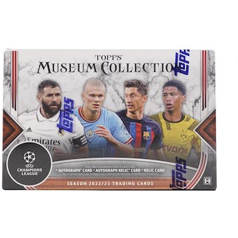 2023 Topps Museum UEFA Champions League Soccer Hobby Box | Eastridge Sports Cards
