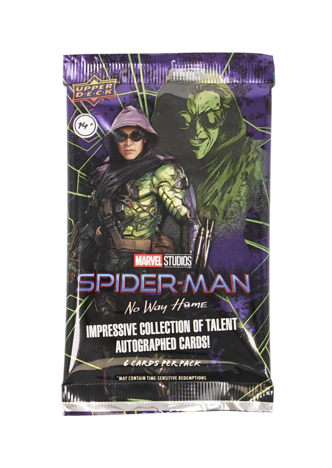 2023 Upper Deck Marvel Studios Spider-Man: No Way Home Hobby Pack