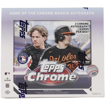 2023 Topps Chrome Baseball Hobby Jumbo Box