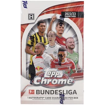 2022-23 Topps Chrome Bundesliga Soccer Hobby Box | Eastridge Sports Cards