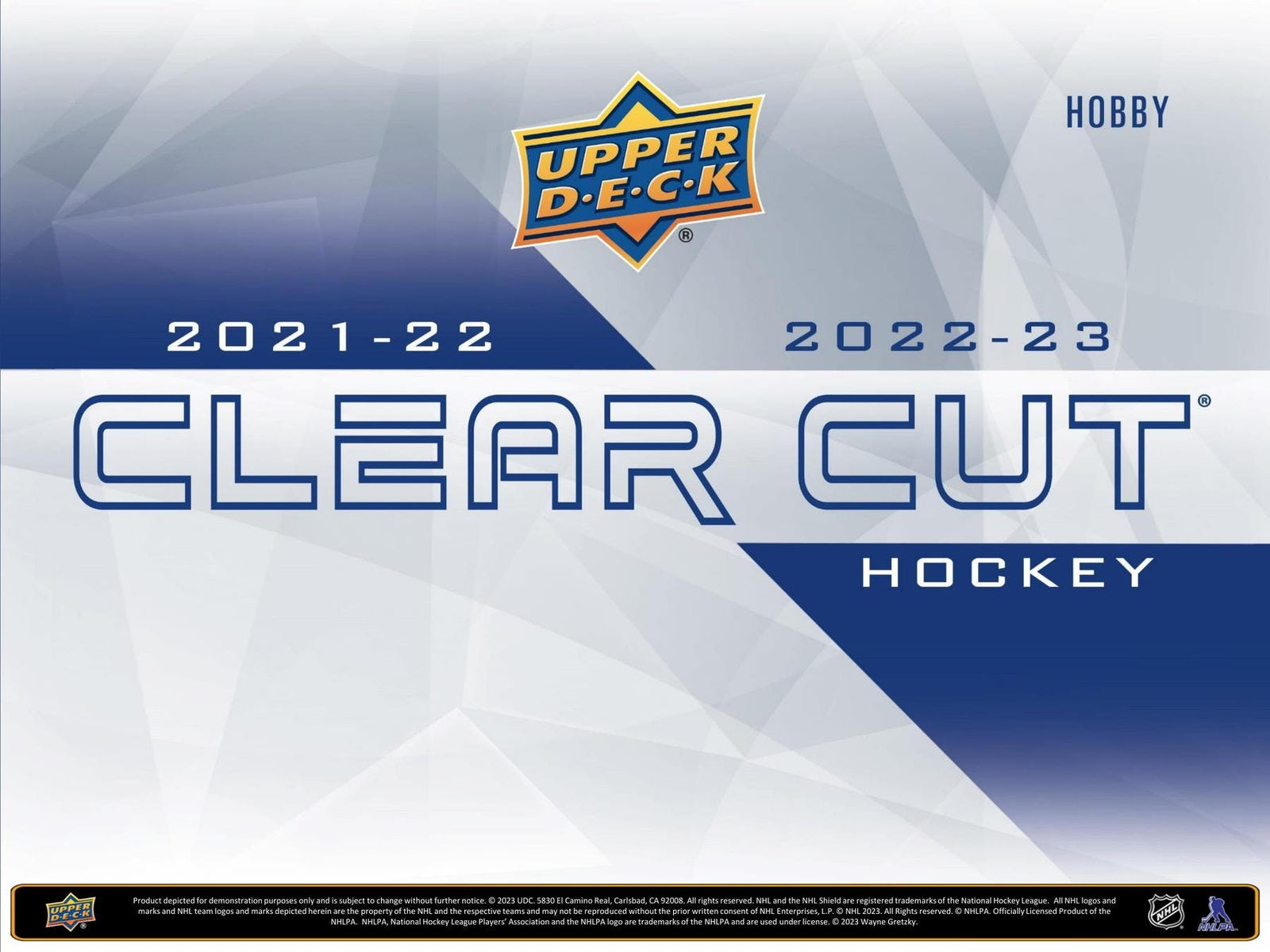2022-23 Upper Deck Clear Cut Hockey Inner Case (15ct)