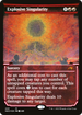 Explosive Singularity (Showcase) (Foil Etched) (NEO-422) - Kamigawa: Neon Dynasty: (Showcase) Foil