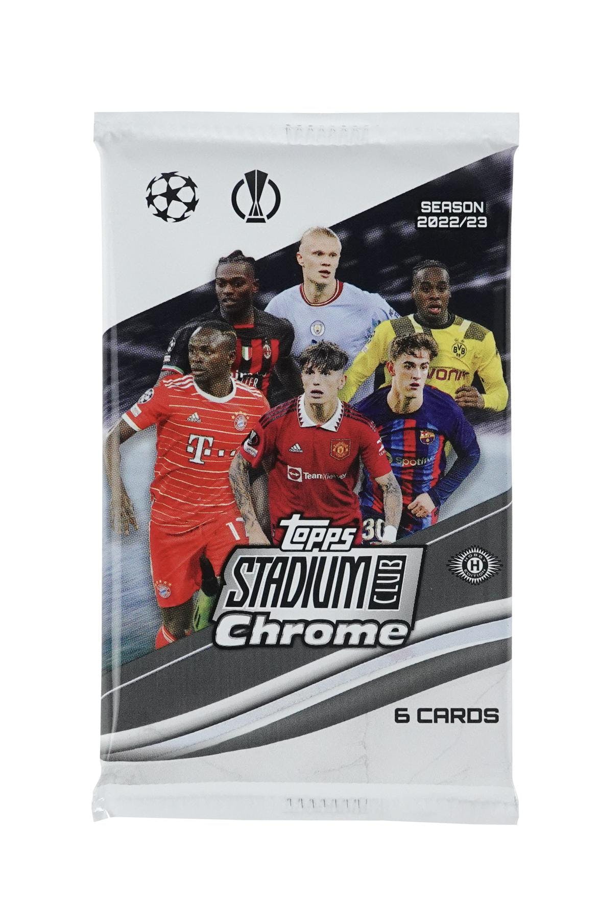 2022-23 Topps Stadium Club Chrome UEFA Club Competitions Soccer Hobby Pack | Eastridge Sports Cards