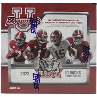 2023 Bowman University Alabama Football Hobby Box
