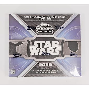 2023 Topps Chrome Black Star Wars Hobby Box | Eastridge Sports Cards