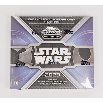 2023 Topps Chrome Black Star Wars Hobby Box