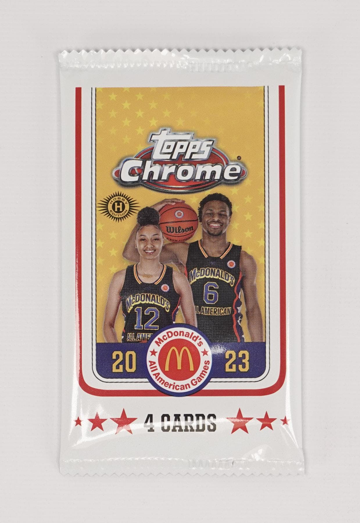2023 Topps McDonald's All American Chrome Basketball Hobby Pack