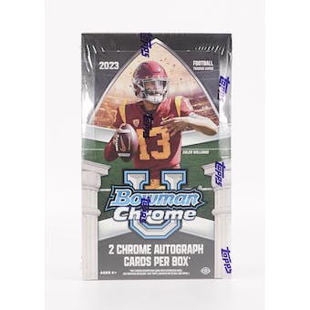 2023 Bowman Chrome University Football Hobby Box | Eastridge Sports Cards