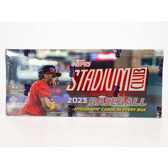 2023 Topps Stadium Club Baseball Hobby Box | Eastridge Sports Cards