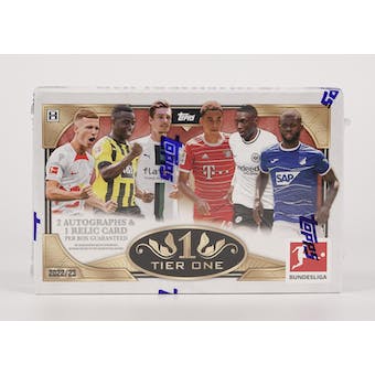 2022-23 Topps Tier One Bundesliga Hobby Box | Eastridge Sports Cards