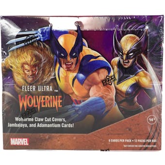 2024 Upper Deck Marvel Fleer Ultra Wolverine Hobby Box