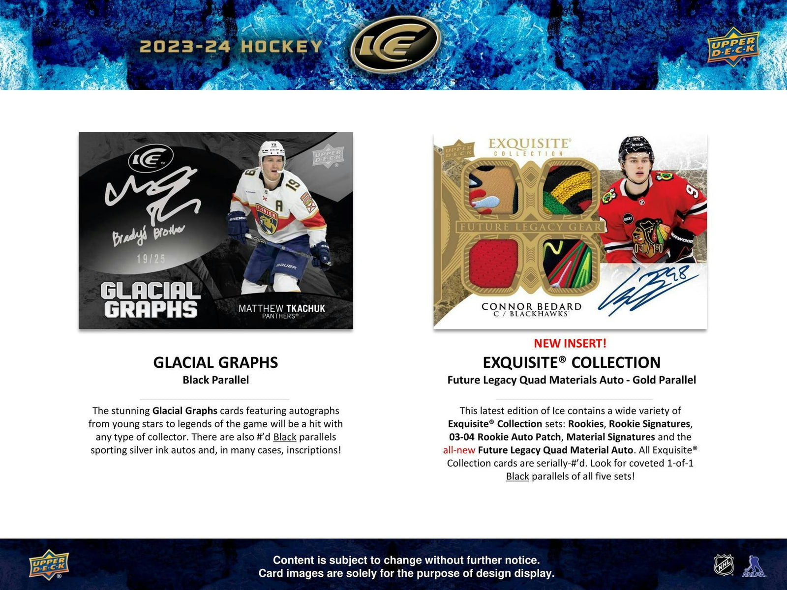 2023-24 Upper Deck Ice Hockey Hobby Pack