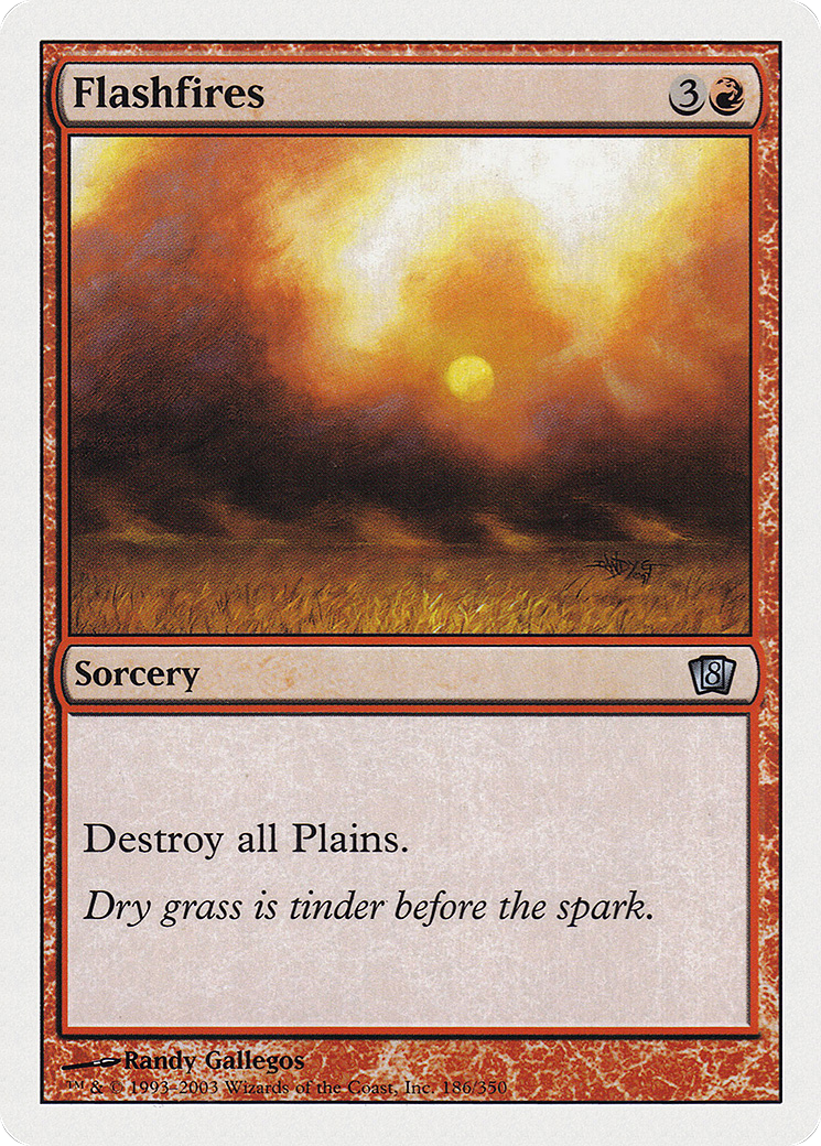 Flashfires (8ED-186) - 8th Edition Foil