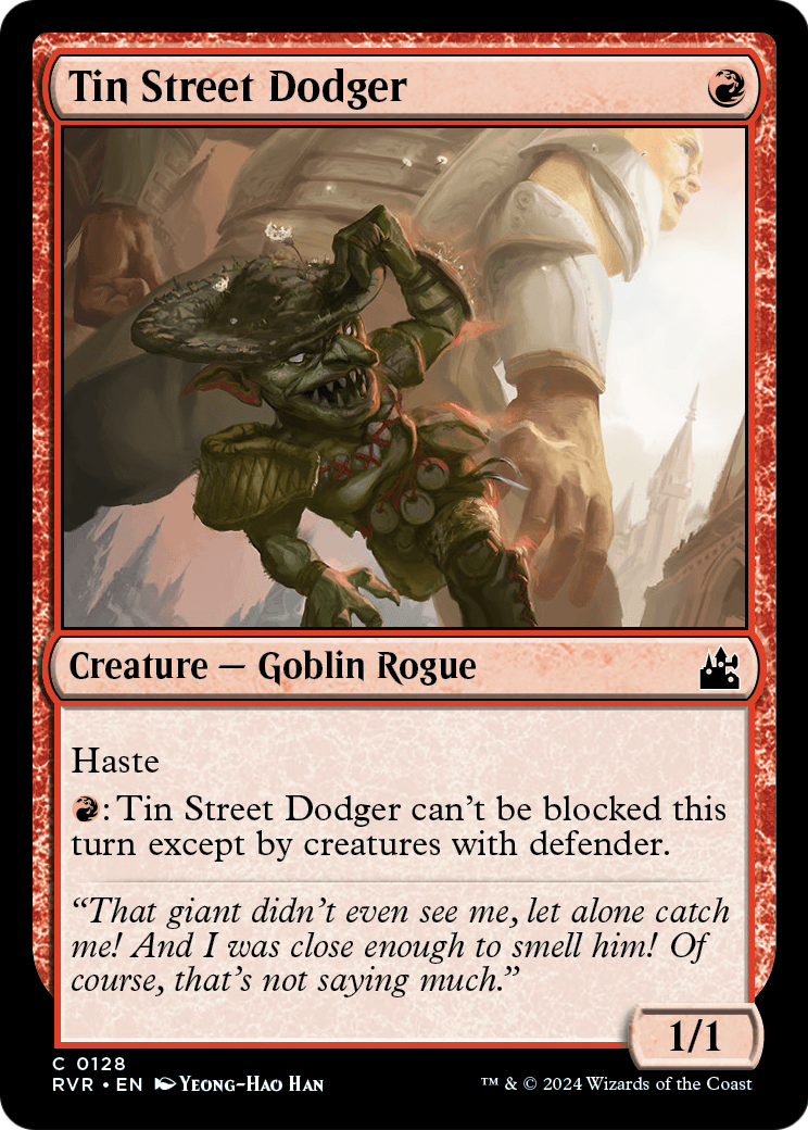Tin Street Dodger (RVR-128) - Ravnica Remastered Foil