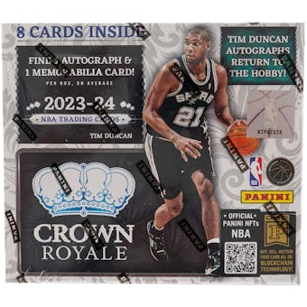 2023-24 Panini Crown Royale Basketball Hobby Box