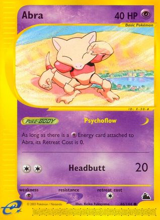 Abra (46/144) Reverse Holofoil [Skyridge] - Common