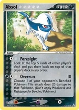 Absol (18/110) Reverse Holofoil [Holon Phantoms] - Rare