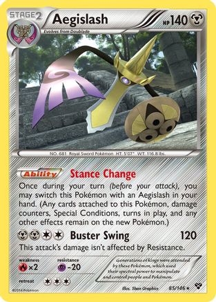 Aegislash (85/146) Reverse Holofoil [XY Base Set] - Rare
