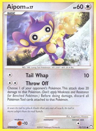 Aipom (70/123) [Mysterious Treasures] - Common