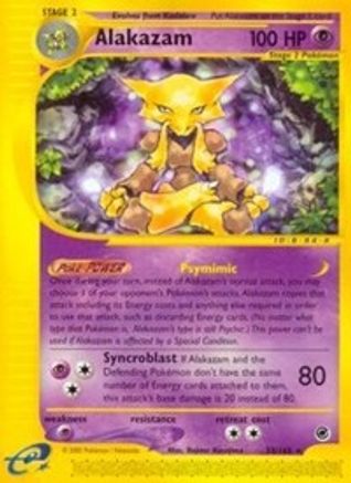 Alakazam (033/165) Reverse Holofoil [Expedition] - Rare