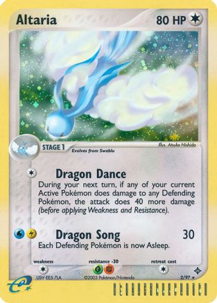 Altaria (2/97) Holofoil [Dragon] - Holo Rare