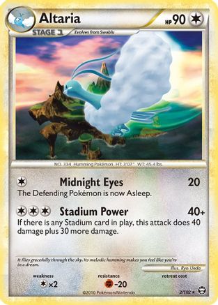Altaria (2/102) Holofoil [Triumphant] - Holo Rare