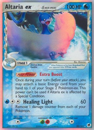 Altaria ex (Delta Species) (90/101) Holofoil [Dragon Frontiers] - Ultra Rare