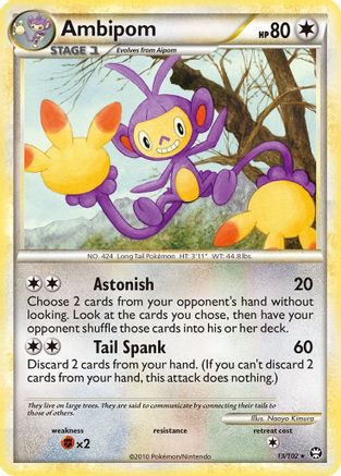 Ambipom (13/102) Reverse Holofoil [Triumphant] - Rare