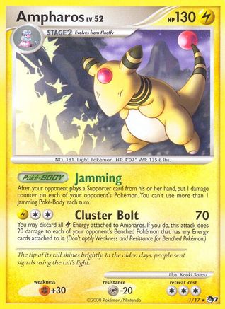 Ampharos (1/017) Holofoil [POP Series 7] - Rare