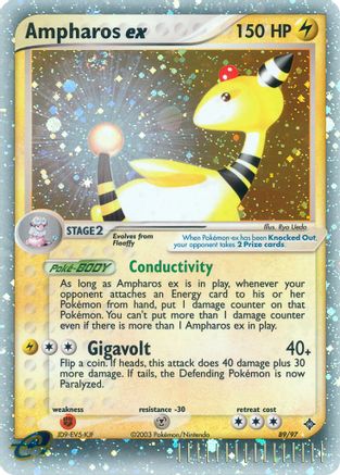 Ampharos ex (89/97) Holofoil [Dragon] - Ultra Rare